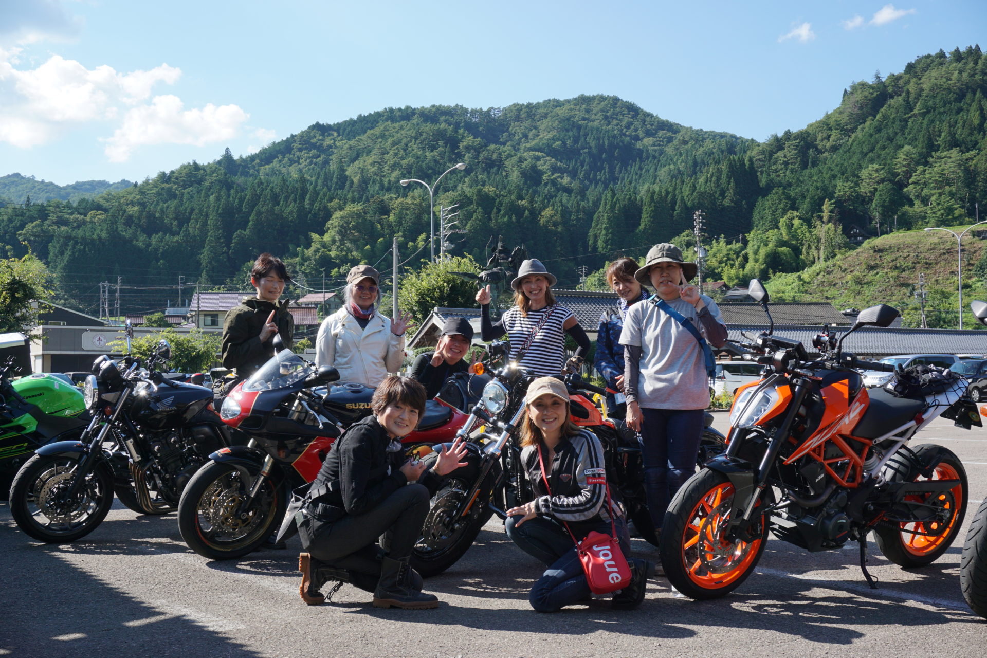 東海エリアに住む女性ライダーが集まった レンタル819名東 で 地元密着型ツーリングを開催 バイク女子部 通信